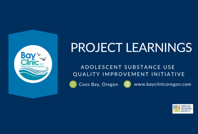 Image for Project Learnings: Adolescent Substance Use Quality Improvement Initiative