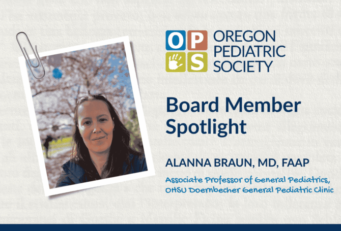 Image for Board Member Spotlight – Alanna Braun, MD, FAAP
