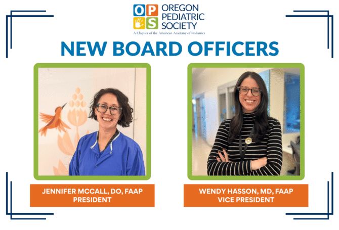Image for Oregon Pediatric Society Welcomes New Board Officers at Fall Meeting